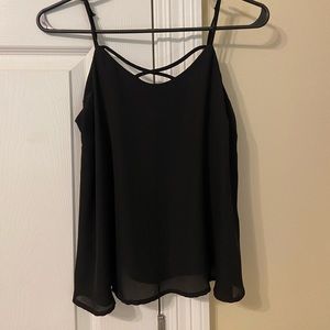 black tank top